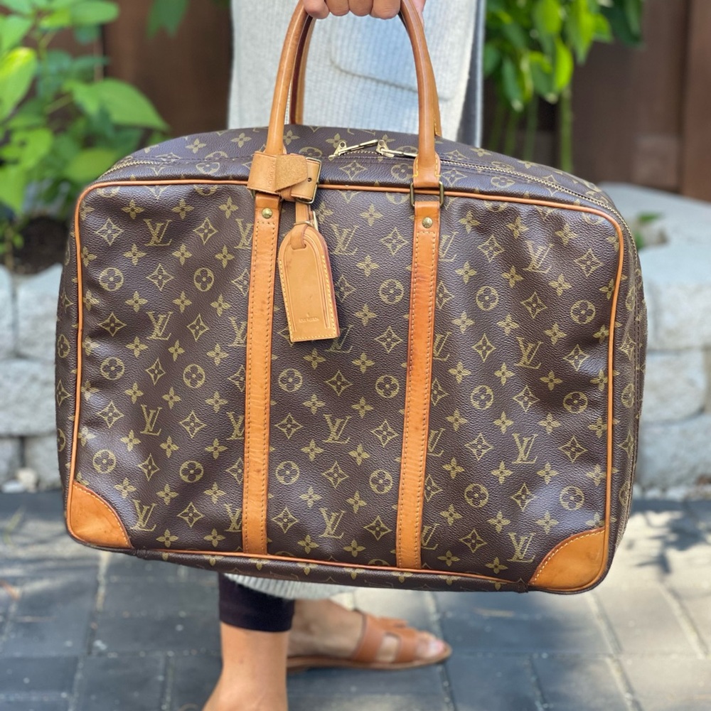 LOUIS VUITTON SIRIUS 45 TRAVEL HAND BAG PURSE MONOGRAM